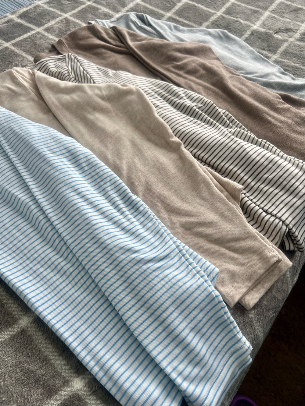 American Eagle AE Cozy Up Long-Sleeve Layering T-Shirt Bundle Women's Size XXL